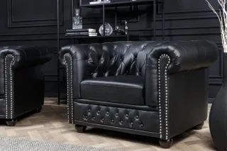 Fotel CHESTERFIELD BLACK