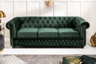 Kanapé CHESTERFIELD SAMT GREEN