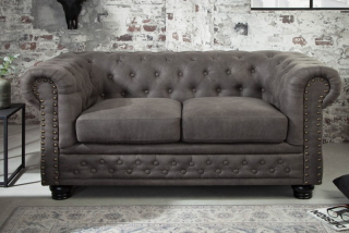 Kanapé CHESTERFIELD 2 ANTIK GRAY